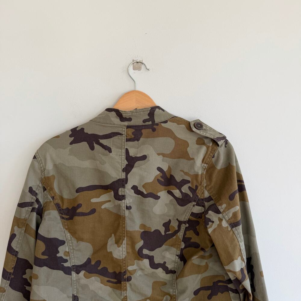 Sanctuary Camouflage Pattern Button Front Utility… - image 8